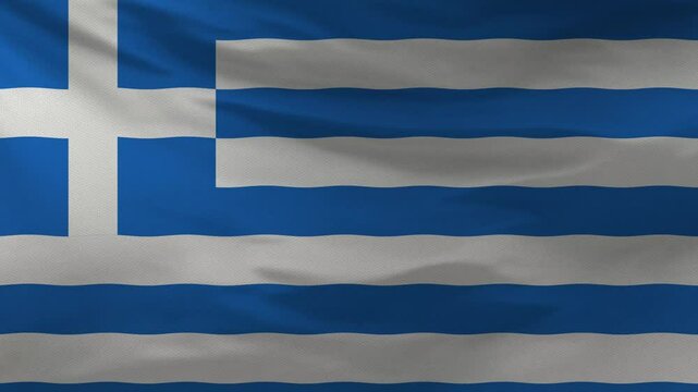 Greece Flag Animation 