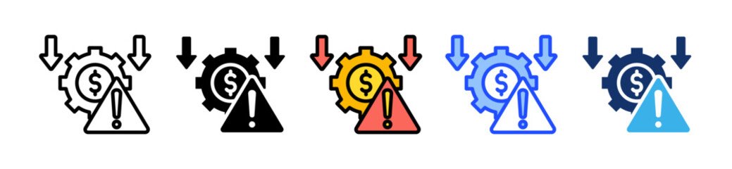 Error Icon Set With Multiple Style Collection