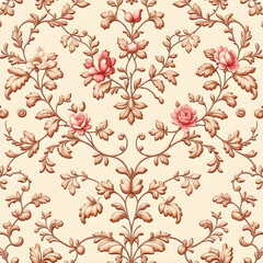 seamless pattern with flowers