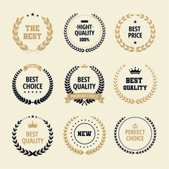 Premium Quality Retro Vintage Labels Collection