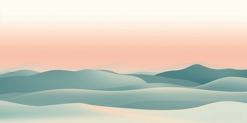 Breathtaking mountains set against a soft pink sky creating a dreamy and serene landscape for inspiring imagery