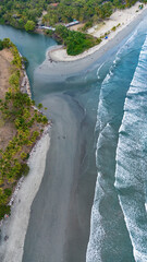 Costa Rica beach and nature amazing colors