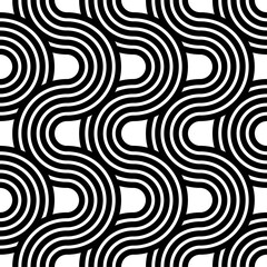 black and white seamless pattern