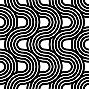 black and white seamless pattern