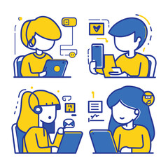 Business Communication and Online Meetings in a Modern Style