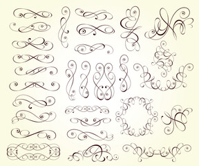 5403.eps  calligraphic design elements