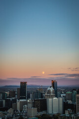 Amazing red fullmoon from Montr&eacute;al