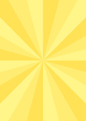 シンプルなサンバーストの背景、スターバースト、光線、集中線、縦向き