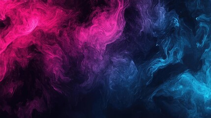 Abstract Pink And Blue Swirling Nebula Backgrounds and Patterns in Gradient Colors with Dynamic Motion and Particles Effect Design for Digital Art Or Fantasy Backgrounds Featuring Vibrant Colors of