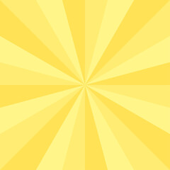 シンプルなサンバーストの背景、スターバースト、光線、集中線、正方形サイズ