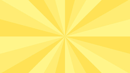 シンプルなサンバーストの背景、スターバースト、光線、集中線