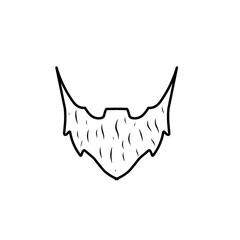 beard line illustration
