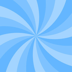 シンプルな曲線のサンバーストの背景、スターバースト、光線、集中線、正方形サイズ