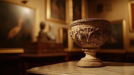 Ancient Artifact Showcased in Timeless Elegance, Celebrating Cultural Heritage on International Museum Day
