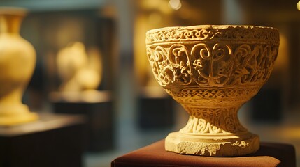 Ancient Artifact Showcased in Timeless Elegance, Celebrating Cultural Heritage on International Museum Day
