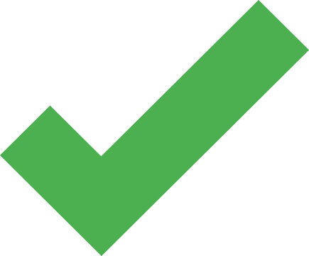 Ok check square fill icon