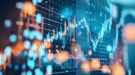 Analyzing financial trends global markets data visualization digital environment informative perspective