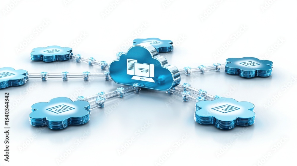 Poster efficient and integrated cloud based solutions that optimize business processes and enhance producti