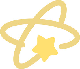 Star rings 2 fill color icon