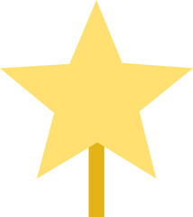 Christmas star tree fill icon