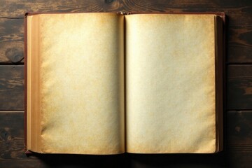 Desolate old book page with yellowed paper texture and faint ink marks , paperbark, texture