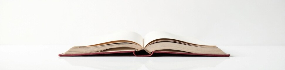 Obraz premium Empty book back cover design on white background for customization, design template, white background, book back cover