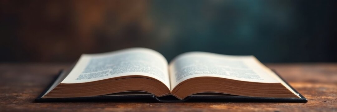 Empty book cover background for custom design, blank, template, void