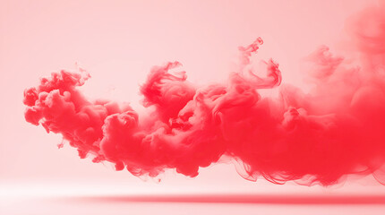High-Resolution Red Smoke Fog Texture – Dramatic Rising Mist Effect for Graphics & Digital Art