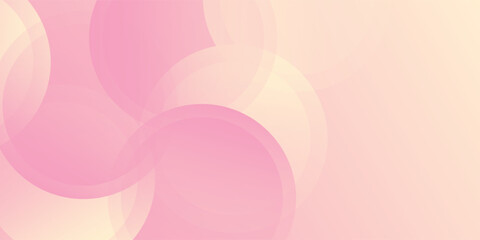 Abstract modern minimalist pink and yellow gradations  circle effect modern abstract simple