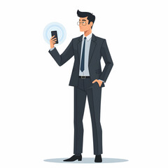 Fototapeta premium Futuristic Cybersecurity Command Center - High-Tech Digital Data Room Design