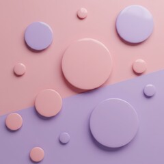 Pastel Harmony: Circles in Motion