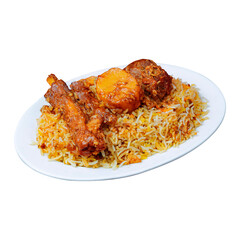 Delicious Lamb Biryani with Rice and Spices