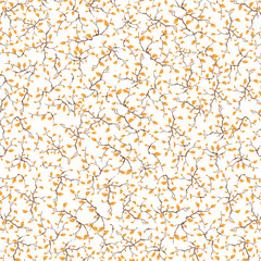 Full wooden leaves wallpaper