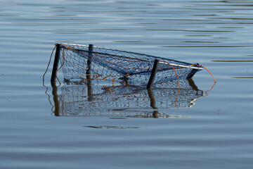 an old crab pot