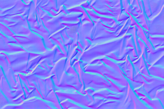 Fabric Wrinkle Normal Map Texture &ndash; Cloth Folds and Creases Surface Detail Background