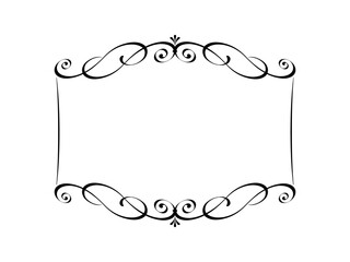 5536.eps  decorative frame with floral elements