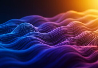 Obraz premium Waves of Light and Energy