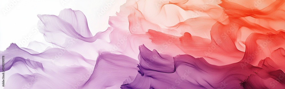 Poster exploration of minimalist pencil strokes creating a gradient with smooth transitions and varying hue