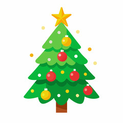 green christmas tree