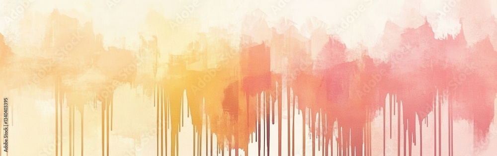 Poster Beautiful abstract pencil strokes creating a colorful background with natural hues and flowing designs for artistic inspiration