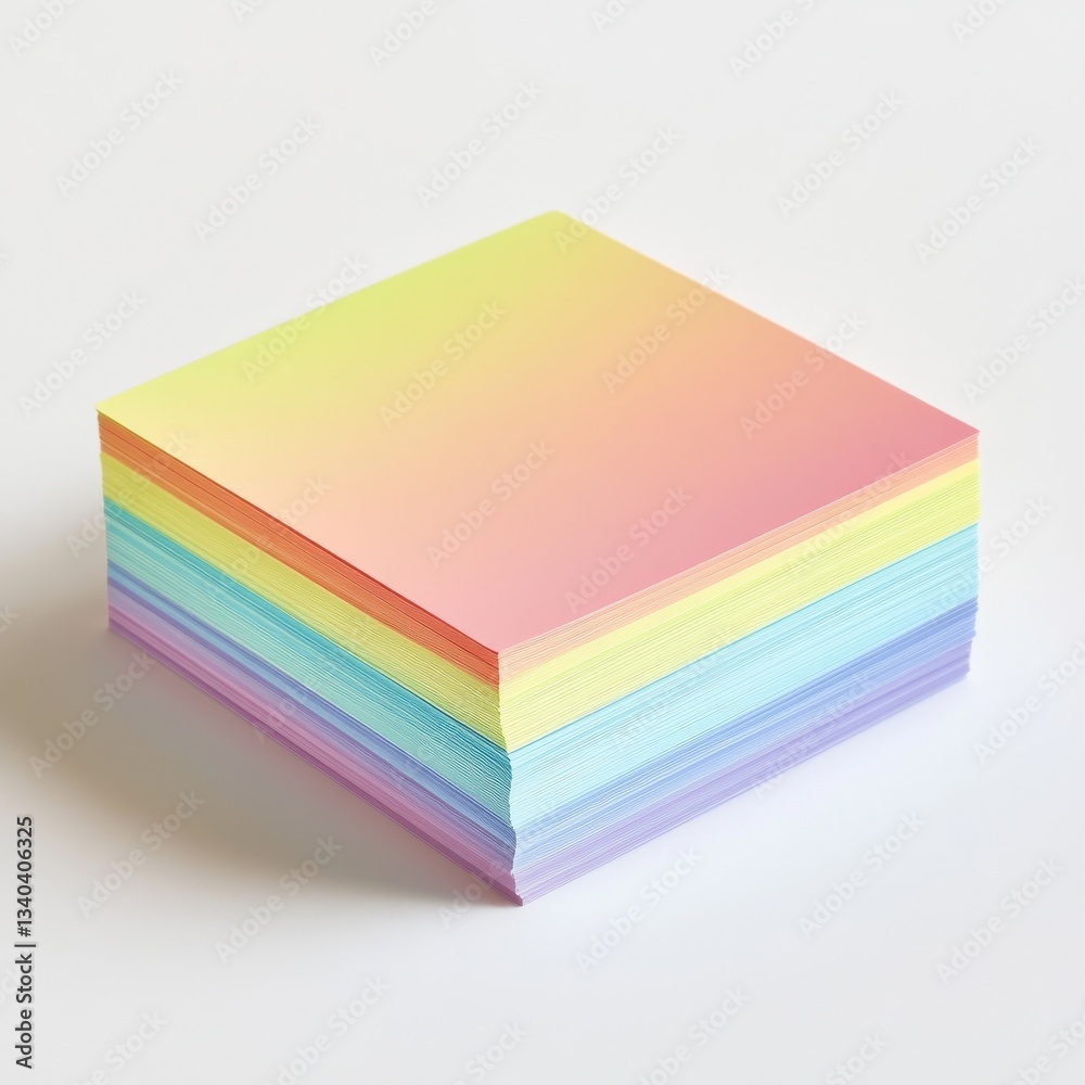 Poster vibrant sticky note deck perfect for organizing thoughts and enhancing creativity in any workspace o