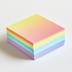 Vibrant sticky note deck perfect for organizing thoughts and enhancing creativity in any workspace or study area