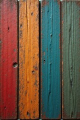 Fototapeta premium Wooden boards with a distressed finish and raised grain pattern, wooden accents, rough wood