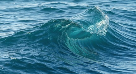 Majestic Ocean Waves Deep Blue Water Texture Sea Surface Natural Background