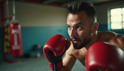 Boxer Focused Training Gym Intense