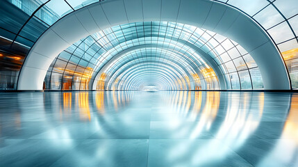 Modern Architecture Interior Design Illustration