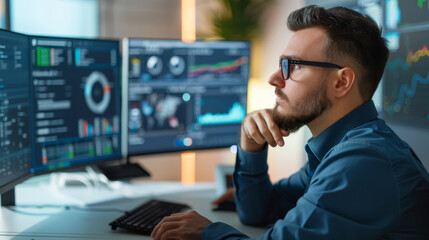 IT Administrator Configuring Security for Endpoints in Modern Office
