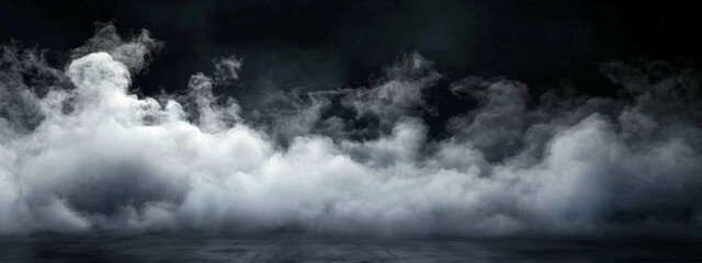 Fototapeta premium Captivating Textures of Dark Haze and Atmospheric Particles