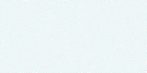 Monochrome Turing reaction background. Abstract diffusion pattern with chaotic shapes. Vector illustration.