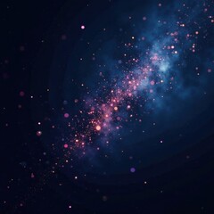Sparkling stardust scattered across the inky blackness of a starry night, cosmos, sky, stars